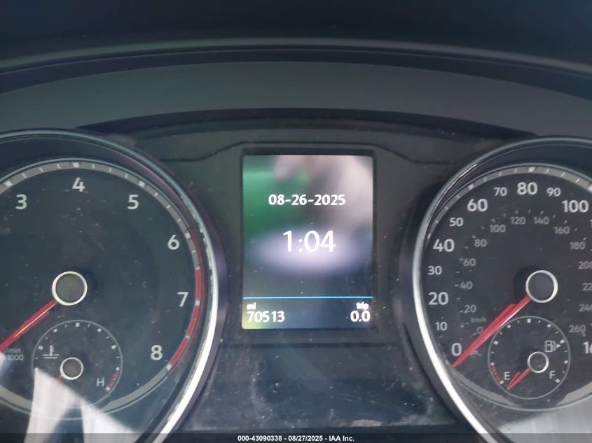 2018 Volkswagen Atlas 3.6L V6 S VIN: 1V2AR2CA3JC532898 Lot: 43090338