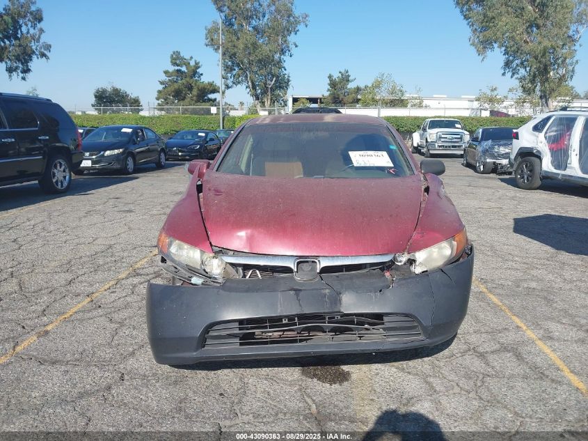 2008 Honda Civic Lx VIN: 1HGFA16588L012148 Lot: 43090363