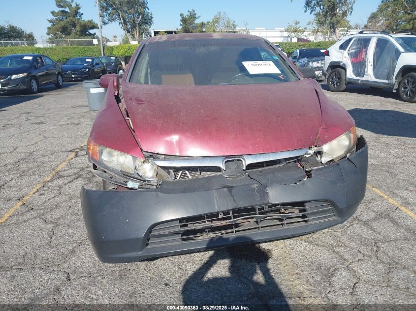 2008 Honda Civic Lx VIN: 1HGFA16588L012148 Lot: 43090363