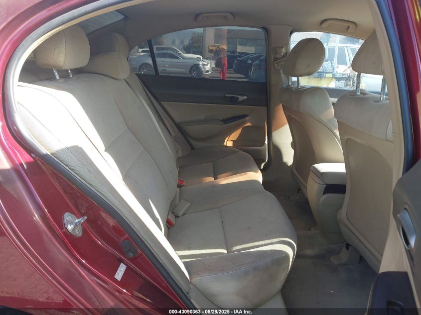 2008 Honda Civic Lx VIN: 1HGFA16588L012148 Lot: 43090363