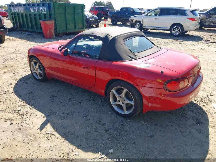 2003 Mazda Mx-5 Miata Cloth/Ls/Se/Shinsen red cabrio gasoline JM1NB353230309042 photo #4