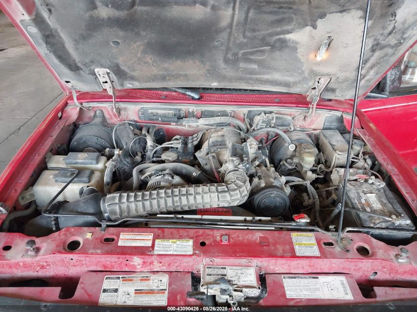 1996 Ford Ranger Super Cab VIN: 1FTCR14XXTPB26653 Lot: 43090426