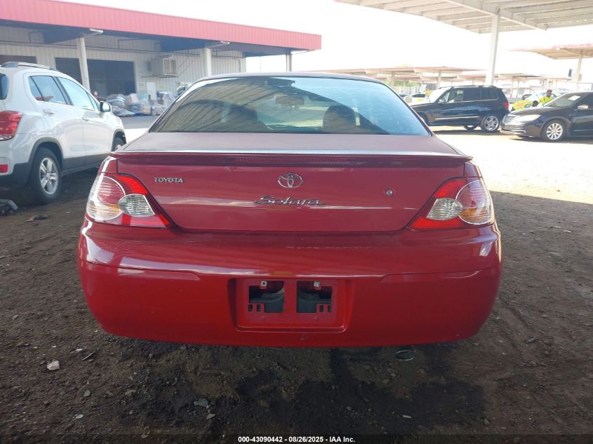 2003 Toyota Camry Solara Sle V6 VIN: 2T1CF28P33C606055 Lot: 43090442
