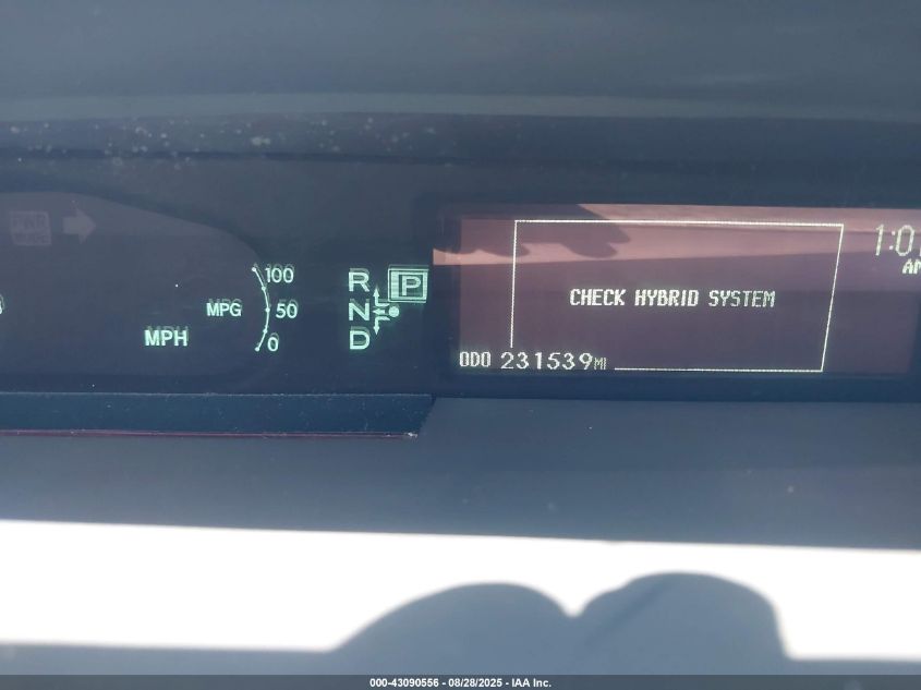 2010 Toyota Prius Iv VIN: JTDKN3DU7A0229799 Lot: 43090556
