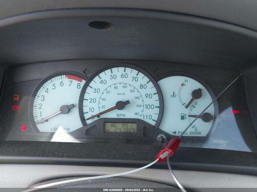 2004 Toyota Corolla Le VIN: JTDBR32E942035042 Lot: 43090688