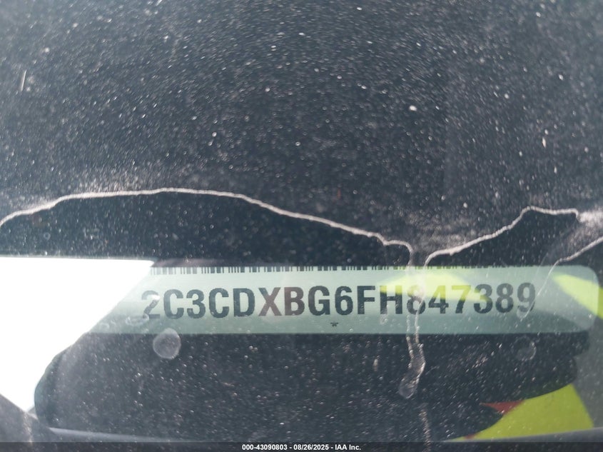 2015 DODGE CHARGER SE - 2C3CDXBG6FH847389