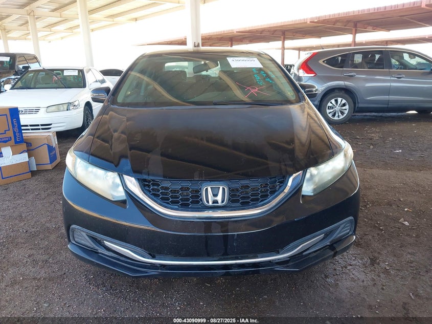 2014 Honda Civic Lx VIN: 2HGFB2F57EH512409 Lot: 43090999