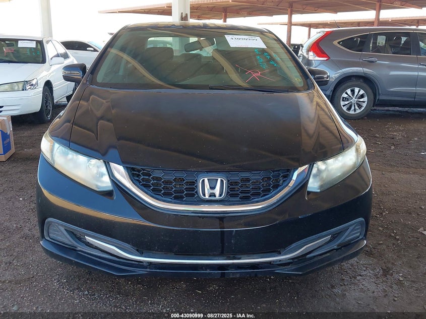 2014 Honda Civic Lx VIN: 2HGFB2F57EH512409 Lot: 43090999