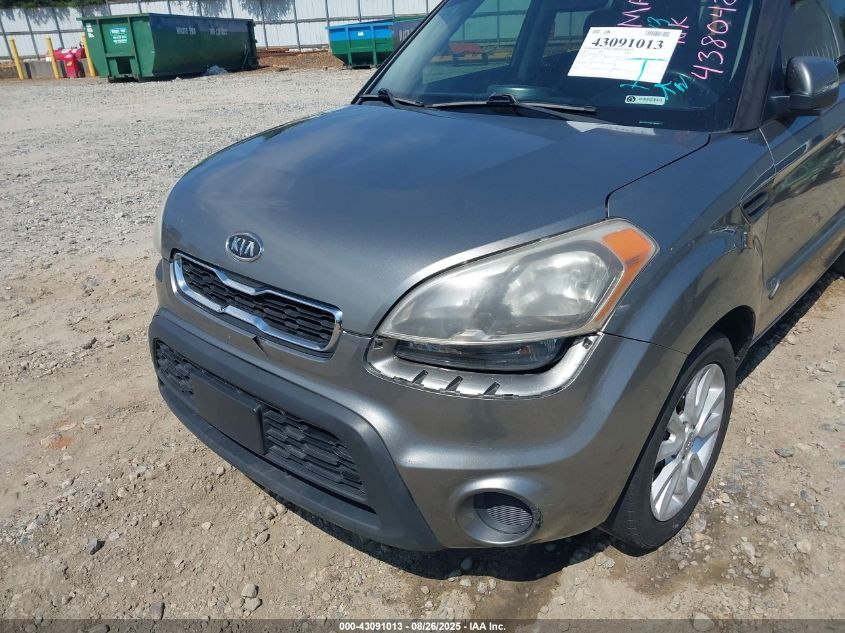 2012 Kia Soul + VIN: KNDJT2A64C7438042 Lot: 43091013