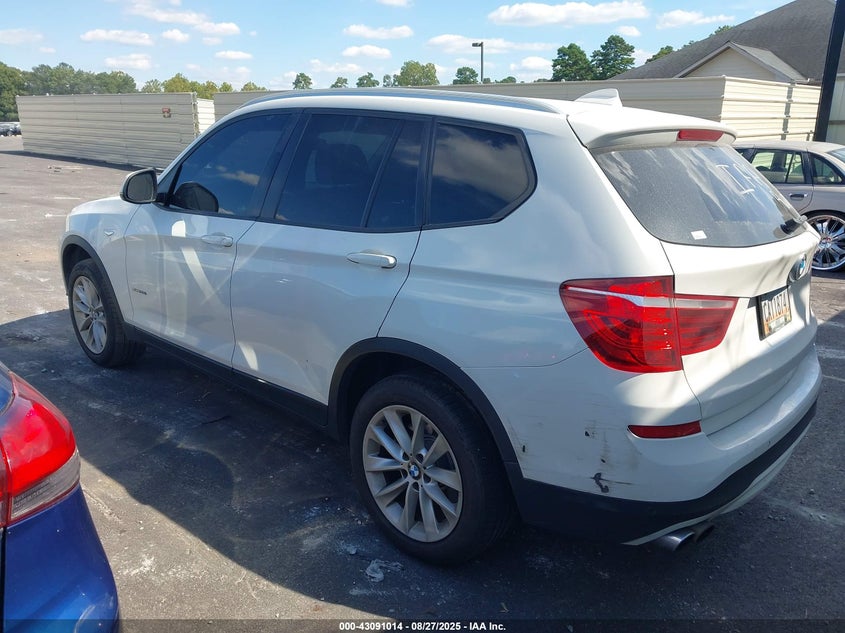 Vin: 5uxwx9c56g0d90292, lot: 43585283, bmw x3 xdrive28i 20163