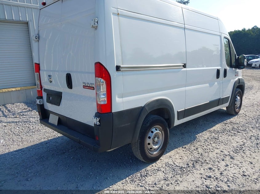 Vin: 3c6trvcg2ke521540, lot: 43585284, ram promaster 2500 high roof 136 wb 20194