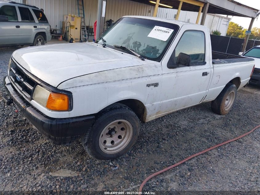 1994 Ford Ranger white pickup gasoline 1FTCR10AXRUD45026 photo #3
