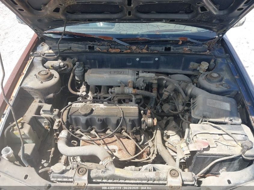 1993 Hyundai Scoupe VIN: KMHVE22N2PU158320 Lot: 43091119