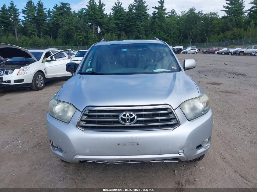 2008 Toyota Highlander Sport VIN: JTEES43A582107097 Lot: 43091329