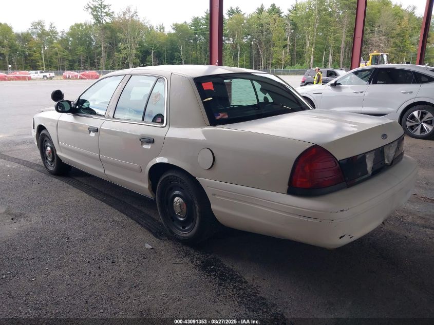 2003 Ford Crown Victoria Police VIN: 2FAFP71W43X171833 Lot: 43091353