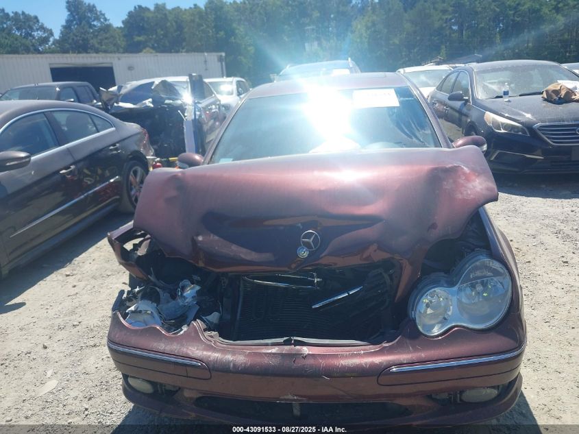 2007 Mercedes-Benz C 230 Sport VIN: WDBRF52H87F917019 Lot: 43091533