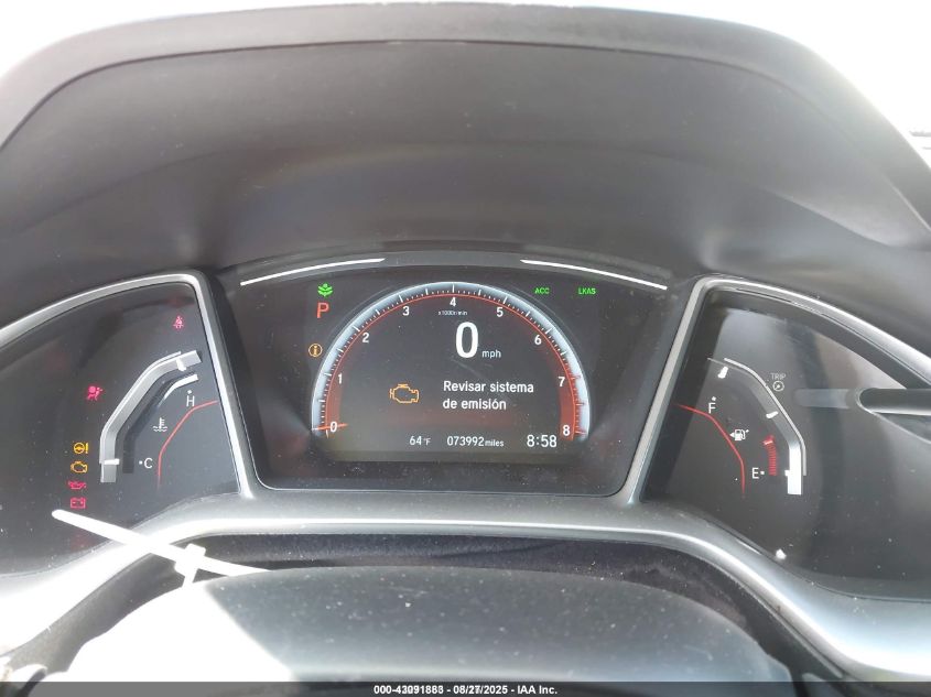 2020 Honda Civic Sport VIN: 2HGFC2F86LH569835 Lot: 43091883