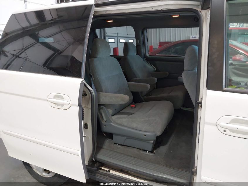 2001 Honda Odyssey Ex VIN: 2HKRL186X1H615866 Lot: 43091917