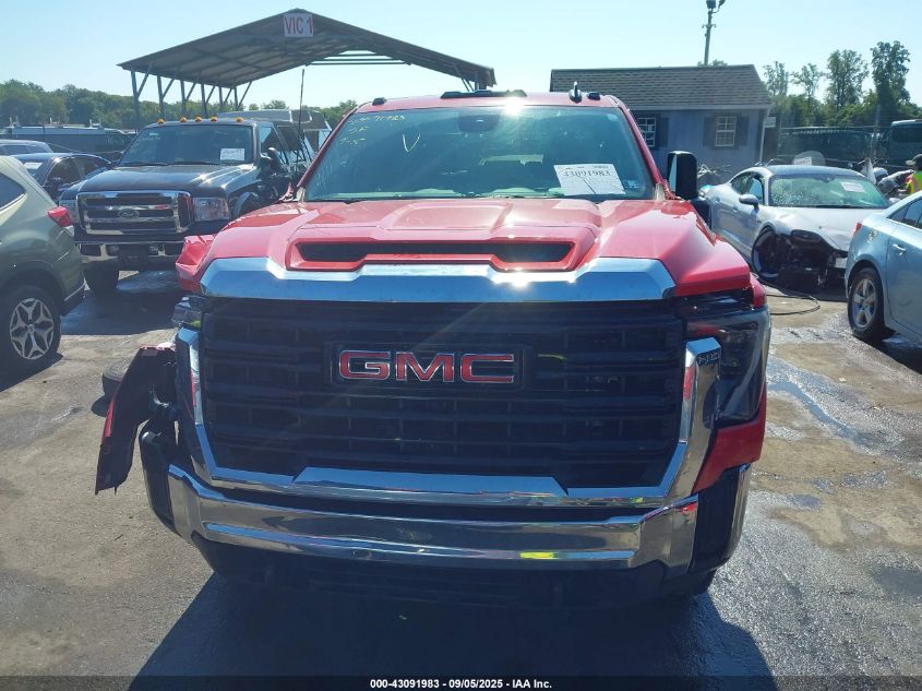 2024 GMC Sierra 2500Hd 4Wd Standard Bed Pro VIN: 1GT49LE79RF393683 Lot: 43091983