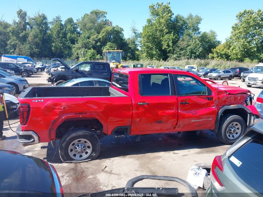 2024 GMC Sierra 2500Hd 4Wd Standard Bed Pro VIN: 1GT49LE79RF393683 Lot: 43091983