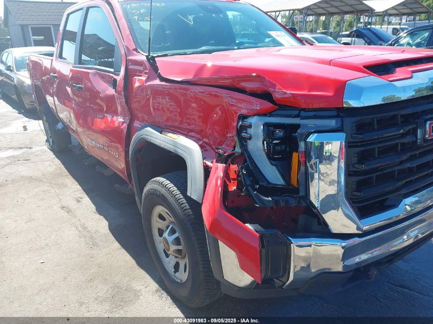 2024 GMC Sierra 2500Hd 4Wd Standard Bed Pro VIN: 1GT49LE79RF393683 Lot: 43091983