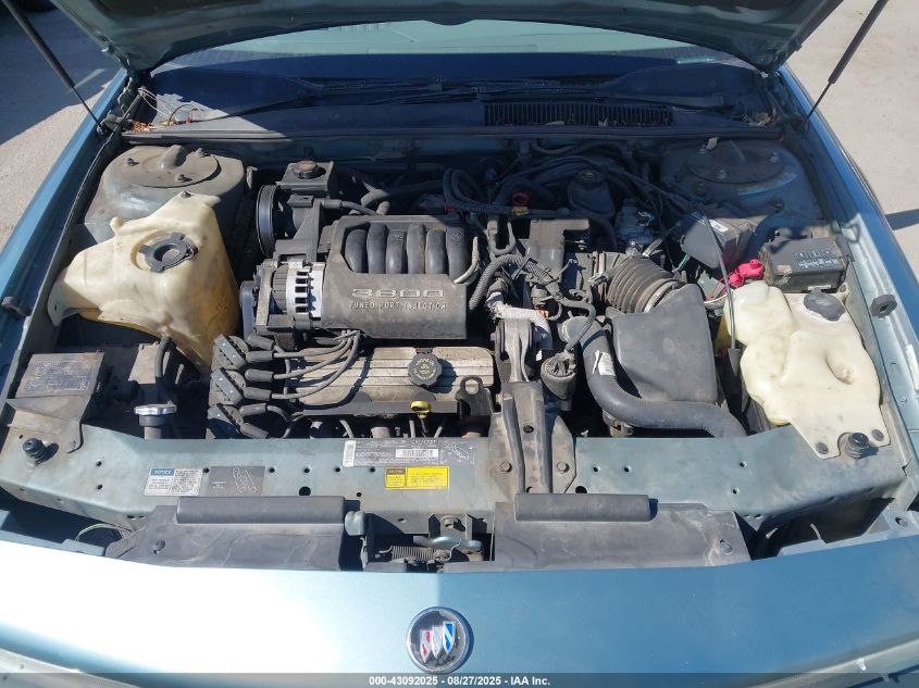 1995 Buick Regal Custom/Gran Sport VIN: 2G4WB12L3S1466316 Lot: 43092025