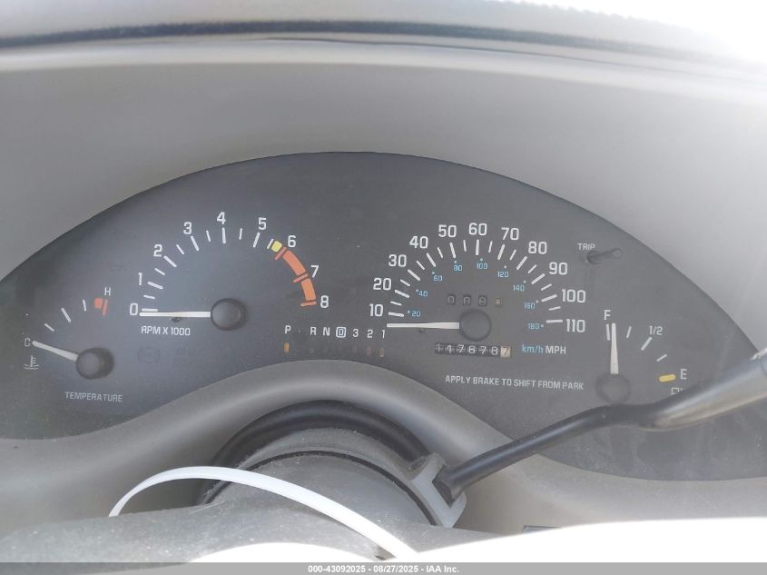 1995 Buick Regal Custom/Gran Sport VIN: 2G4WB12L3S1466316 Lot: 43092025