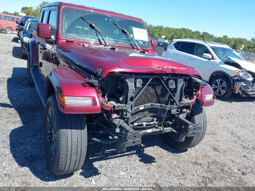 2021 Jeep Gladiator High Altitude 4X4 VIN: 1C6HJTFG9ML617611 Lot: 43092093