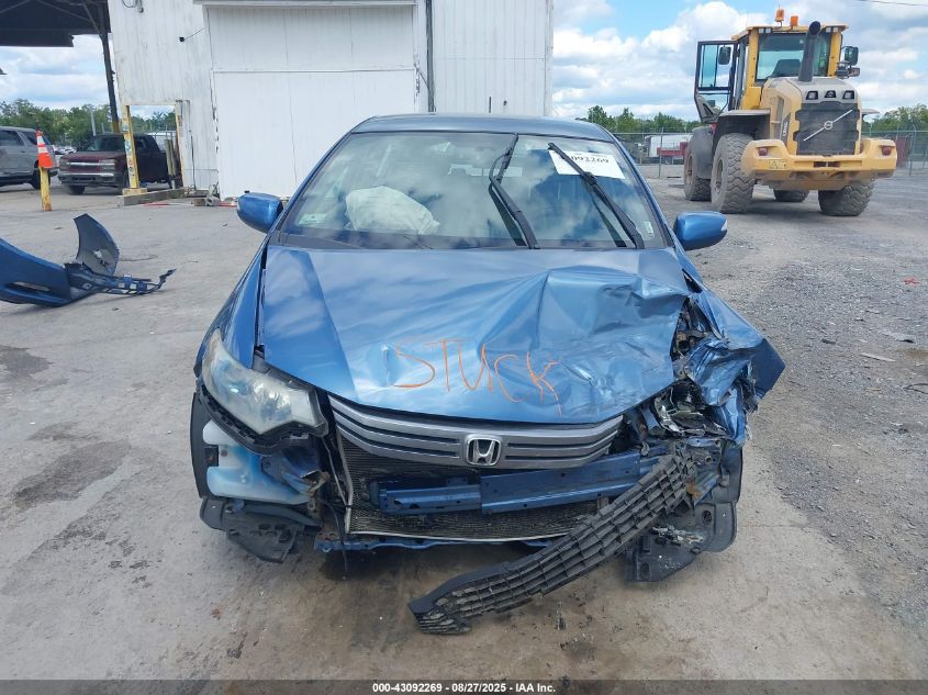 2010 Honda Insight Ex VIN: JHMZE2H78AS024511 Lot: 43092269