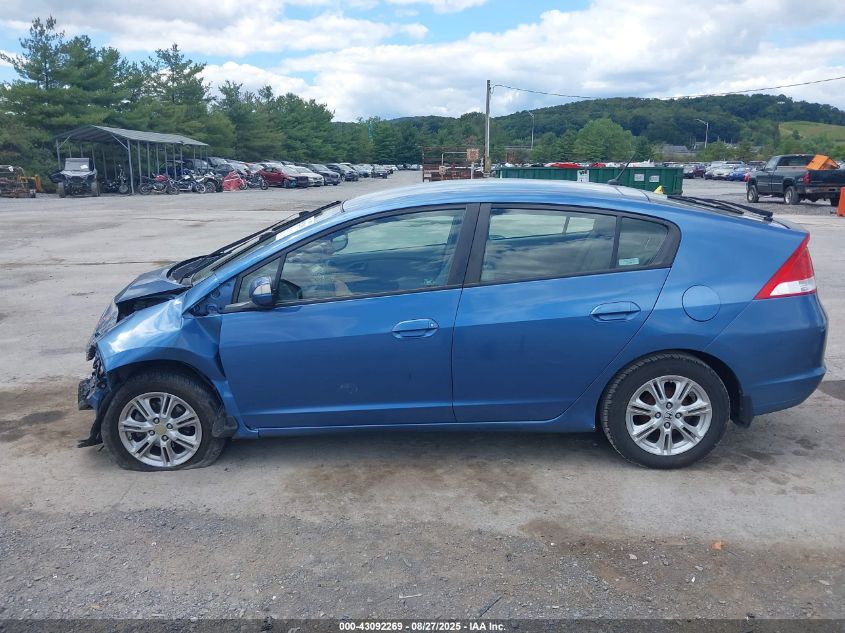 2010 Honda Insight Ex VIN: JHMZE2H78AS024511 Lot: 43092269