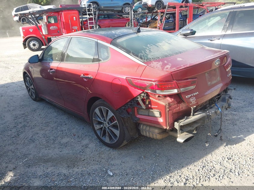 Vin: 5xxgw4l27gg110960, lot: 43586837, kia optima sx turbo 20163