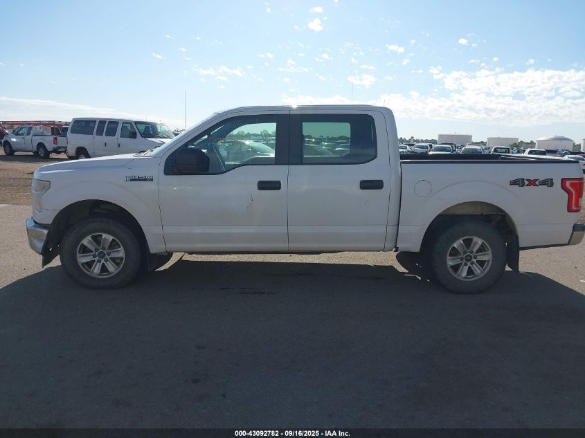 2017 Ford F-150 Xl VIN: 1FTEW1E80HKE25663 Lot: 43092782