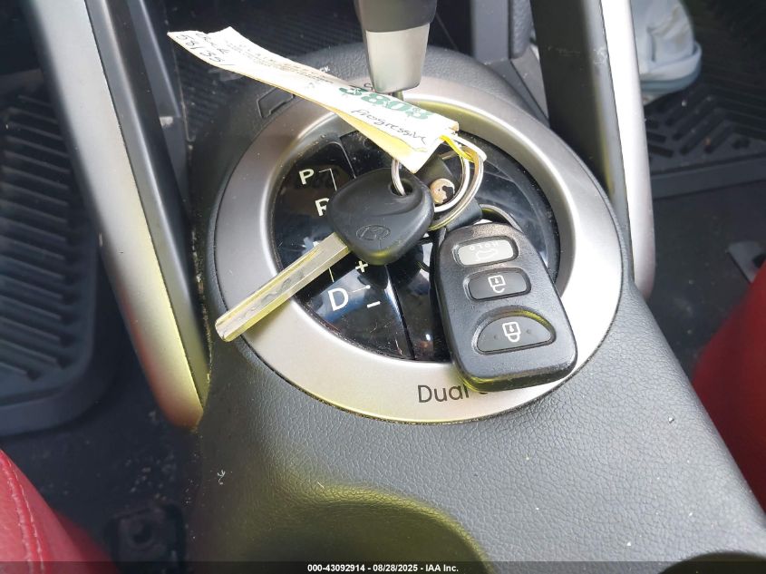 2012 Hyundai Veloster Base W/Red/Black VIN: KMHTC6AD2CU054210 Lot: 43092914