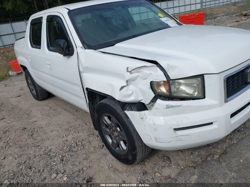 2008 Honda Ridgeline Rtx VIN: 2HJYK163X8H516972 Lot: 43093022