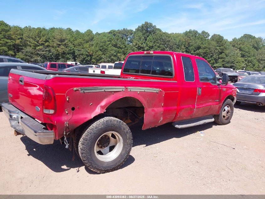 2000 Ford F-350 Lariat/Xl/Xlt VIN: 1FTWX32FXYED02550 Lot: 43093363