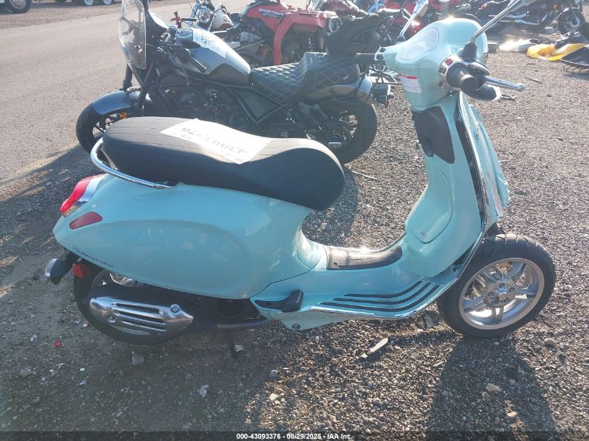 2024 Vespa Primavera/Sprint 150 VIN: ZAPMD18G2R5100841 Lot: 43093376