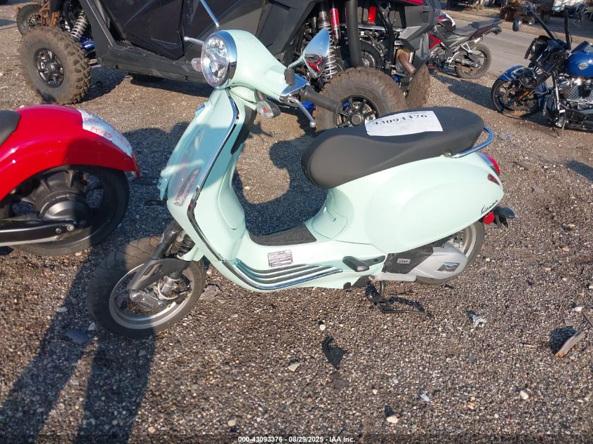 2024 Vespa Primavera/Sprint 150 VIN: ZAPMD18G2R5100841 Lot: 43093376