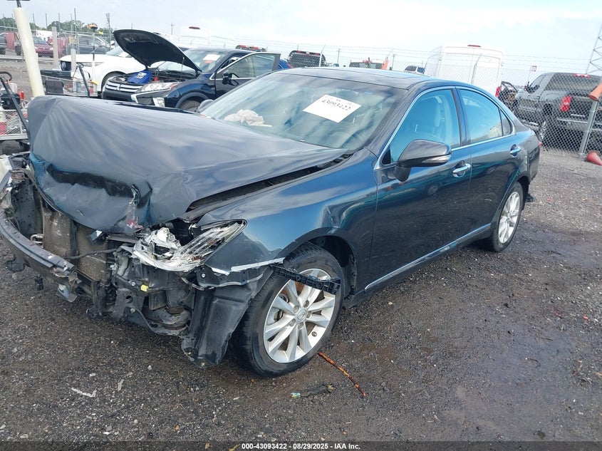 2011 Lexus Es 350 black sedan gasoline JTHBK1EG2B2452083 photo #3