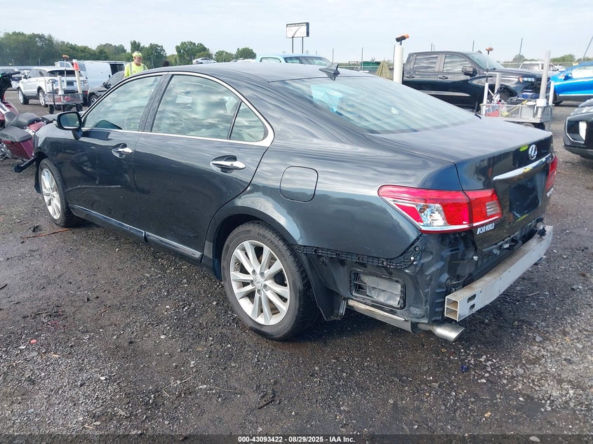 2011 Lexus Es 350 black sedan gasoline JTHBK1EG2B2452083 photo #4