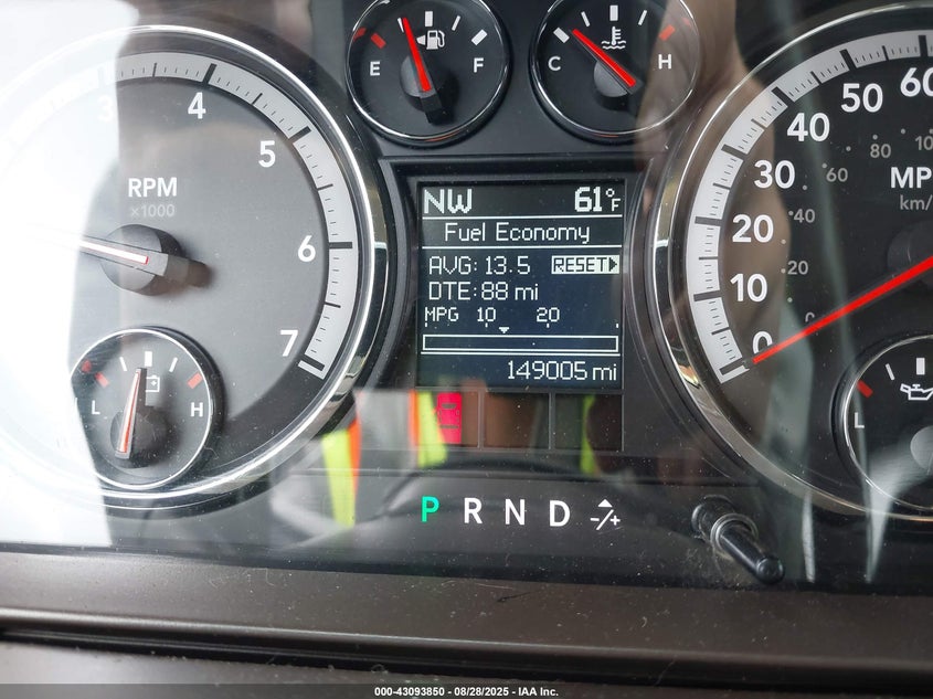 2011 Ram Ram 1500 Laramie VIN: 1D7RV1CT4BS582654 Lot: 43093850