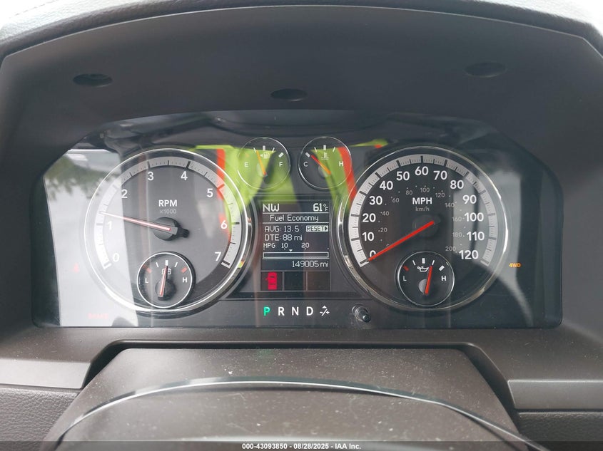 2011 Ram Ram 1500 Laramie VIN: 1D7RV1CT4BS582654 Lot: 43093850