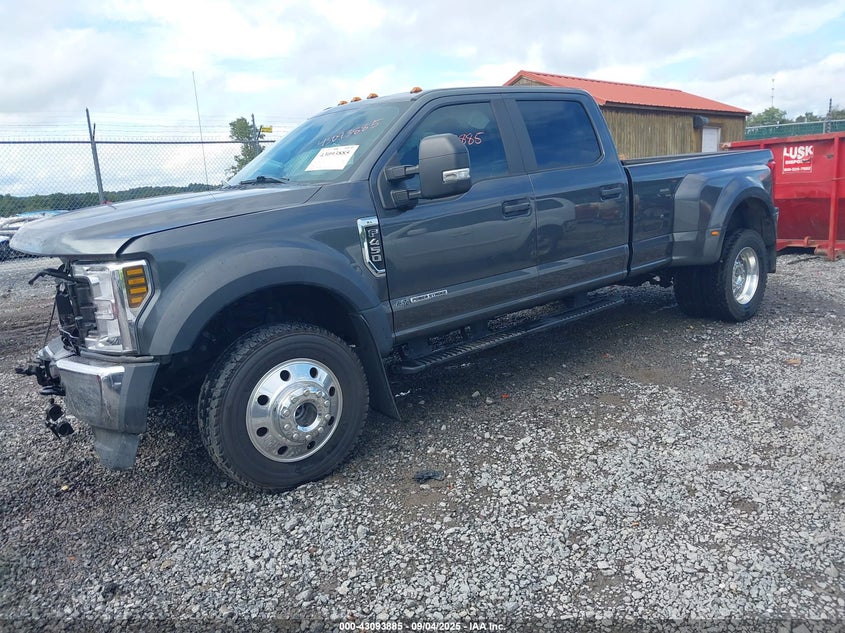 2019 Ford F-450 Xl grey truck diesel 1FT8W4DT3KEF82579 photo #3