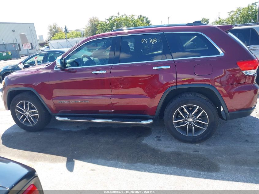 2018 Jeep Grand Cherokee Limited VIN: 1C4RJEBG8JC514030 Lot: 43094578