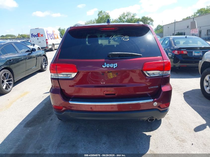 2018 Jeep Grand Cherokee Limited VIN: 1C4RJEBG8JC514030 Lot: 43094578