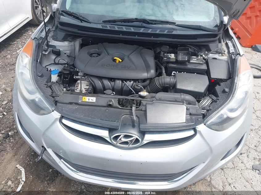 2013 Hyundai Elantra Gls VIN: 5NPDH4AE5DH355797 Lot: 43094589