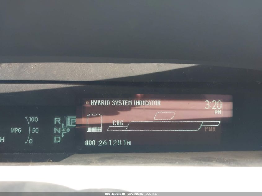 2011 Toyota Prius Four VIN: JTDKN3DU7B5329146 Lot: 43094639