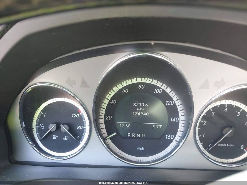 2011 Mercedes-Benz C 300 Sport VIN: WDDGF5EB2BR159384 Lot: 43094738