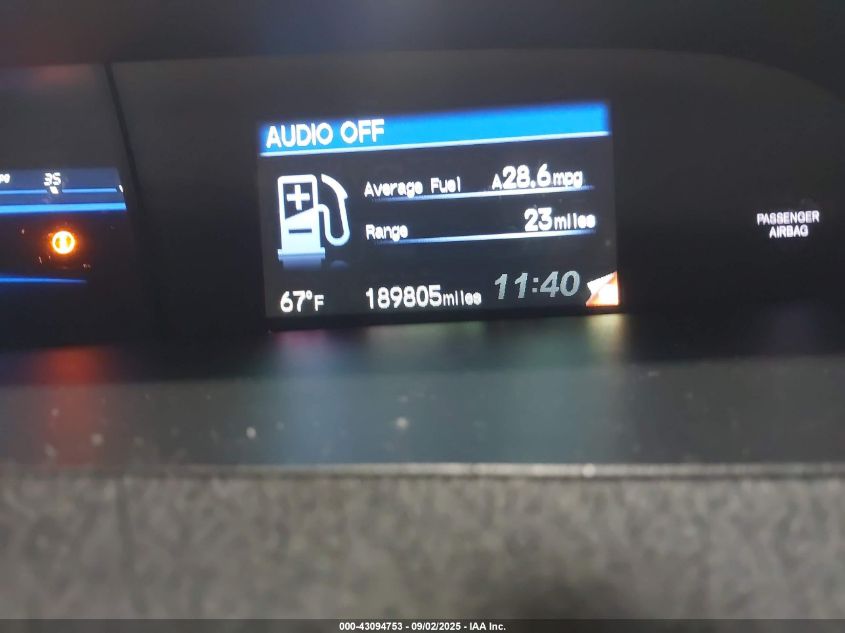 2012 Honda Civic Ex-L VIN: 19XFB2F99CE047755 Lot: 43094753