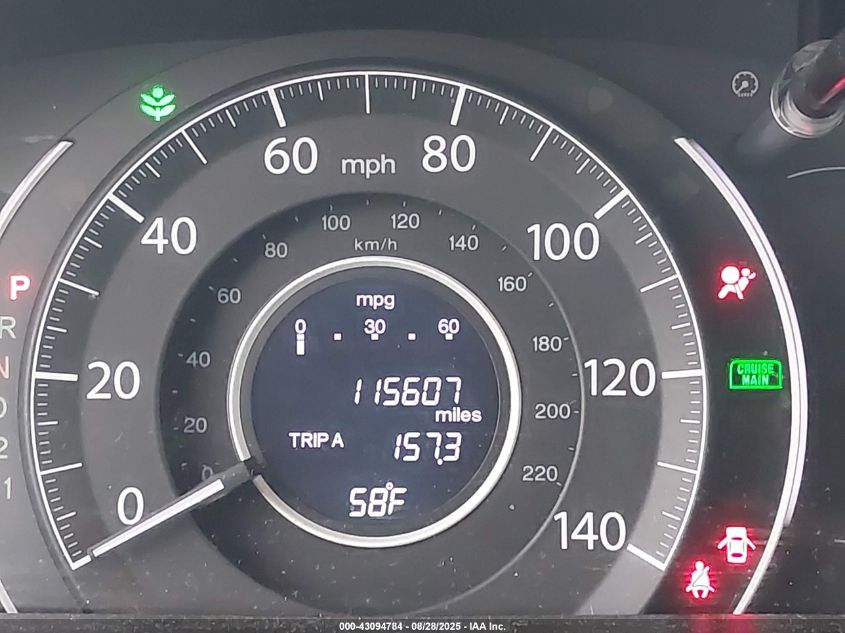 2014 Honda Cr-V Lx VIN: 5J6RM3H36EL023679 Lot: 43094784