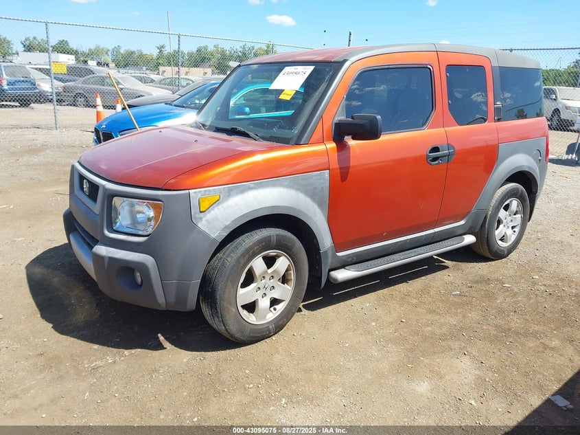 2004 Honda Element Ex orange other gasoline 5J6YH28644L035624 photo #3
